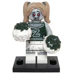 Lego col14-8 Zombie Cheerleader minifigure , Series 14