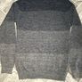 Diesel Mens Cable Knit Jumper Blue/Grey Large Image 3