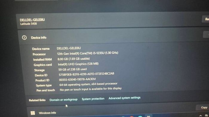 Laptop Dell Latitude 5430