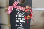 "Best thing in Life" Handmade Door Hanger