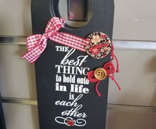 "Best thing in Life" Handmade Door Hanger
