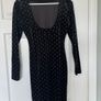 Black studded dress Image 2