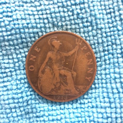 British 1 penny 1913