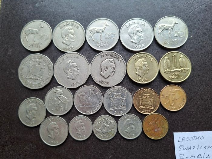 Lesotho & Swaziland & Zambia. A Lot of 265 grams (1968-2018)