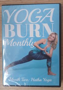 Yoga Burn Monthly Month Two Hatha Yoga DVD Set New Sealed