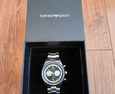 Armani Chronograph Green men's watch