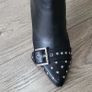 Alexander McQueen Black Studded Wing Ankle Boots Sz 40 (Fit 7UK)  - Rrp 795 (New) Image 10