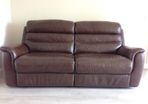3 Seater Leather Electric Recliner