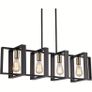 Modern Ceiling Light (Free Delivery) Black or Wood Colours Image 2