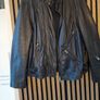 All Saints Men's Black Leather Medium Biker Jacket Image 3