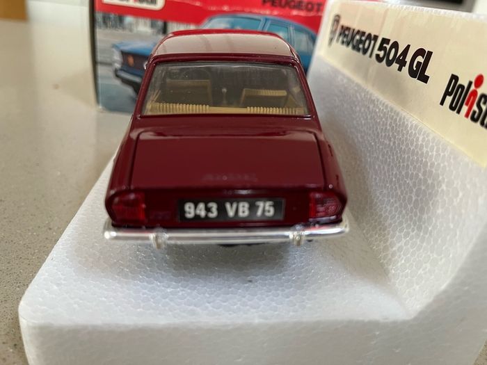 Peugeot 504 GL scale 1/25 Year 1976 Polistil Rare