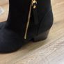 heeled black suede boot Dunnes 7 Image 2