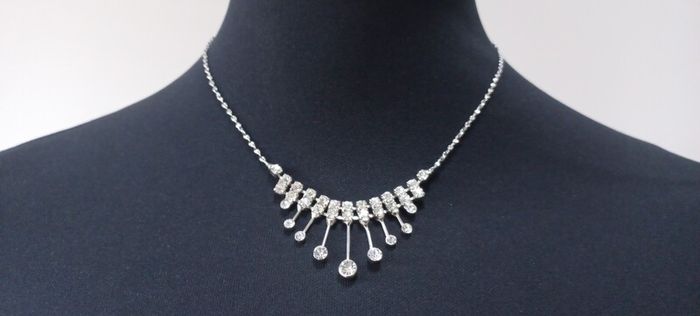 Vintage Diamonte Necklace