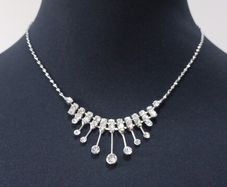 Vintage Diamonte Necklace