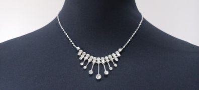 Vintage Diamonte Necklace