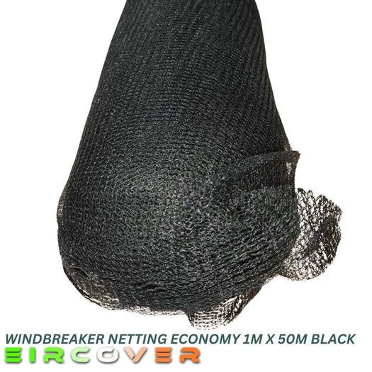 Windbreaker Netting Economy 50 Gsm Black 1m x 50m