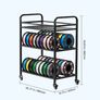 3D Printer Filament Storage Rack 3 Tier Heavy Duty Storage Shelf, Rolling Filament Spool Holders Racks with Wheels, Filaments Organzied for 3D Printing Station, Office, Workshop (Shelf Only) Image 6
