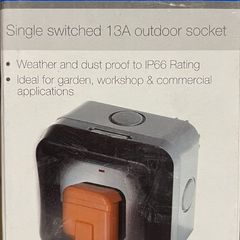 BG single switched 13A outdoor Electrical Socket