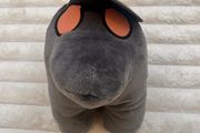 Among Us Grey Plush Soft Toy With Hat Gray  Toikido approx. 20 cm. Used Please see photos