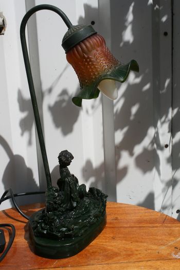 Vintage Table Lamp - 17"