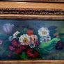 Antique ornate gilt framed oil painting Image 2