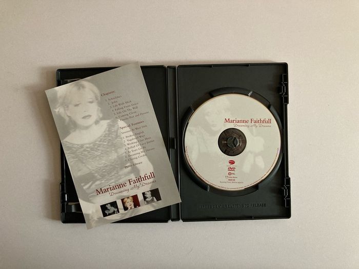 Marianne Faithful Dreaming My Dreams DVD Mint