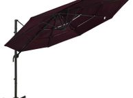 main image for ad 4-Tier Parasol with Aluminium Pole Bordeaux Red 3x3 m