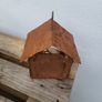 Corten steel hanging bird feeders Image 5