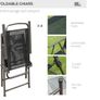 Garden Furniture Set  Table, 4 Chairs & Parasol Image 4