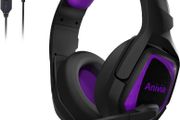Gaming Headset P-S-4 Headset with Microphone MH602 Purple Headphones Surround Sound with Noise Canceling Mic Soft Earmuffs for Xbox one PC Switch Computer Laptop Mac (FREE POSTAGE)