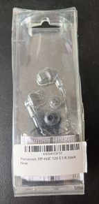Panasonic RP-HJE120E-K Ergo Fit Ear Canal Headphones - Black
