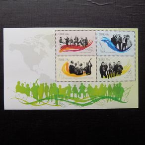 Ireland 2006.Irish Music.Minature Sheets.MNH.Chieftains,Dubliners.,Altan.Clancy Brothers and Tommy Makem.