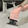 Electric Spin Scrubber, 360 Cordless Powerful Scrub Brush for Cleaning Bathroom, Kitchen, Shower Tub and Floor Tile with Adjustable Extension Long Handle and 8 Replaceable Rotating Brush Heads(Rose) Image 5