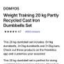 DOMYOS 20kg cast iron dumbbells set Image 3
