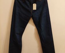 Mens Levis 502" Taper Jeans in blue.