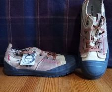 Yellow Cab new leather shoes size 6 39 brown black laced