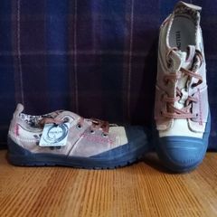 Yellow Cab new leather shoes size 6 39 brown black laced