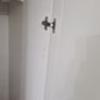 White Two-Door Wardrobe Image 3