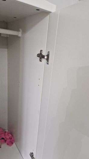 White Two-Door Wardrobe