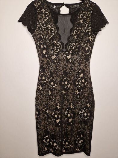 Elegant Black Lace Dress