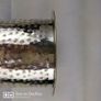 Paola Navone Egizia Chandi Silver Plated Ice Bucket Hand Hammered Engraved Image 3