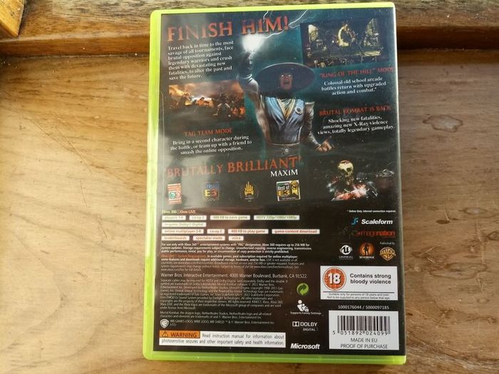 Mint Xbox 360 Mortal Kombat