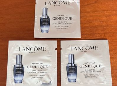 3 x Lancome Advanced Genefique 1ml Samples