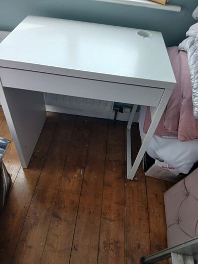 white ikea desk