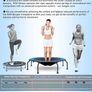 50" Fitness Trampoline Max. Load 250lbs Silent Easy Installation Indoor Exercise Foldable Trampoline for Adults (FREE POSTAGE) Image 2