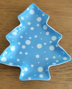 Christmas tree plate