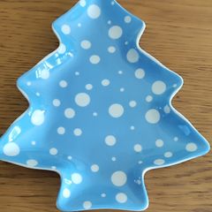 Christmas tree plate