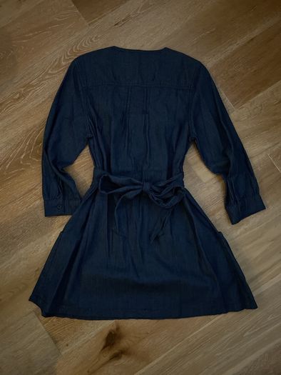 New Ladies Indigo Denim Dress Size 10