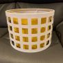 Two White & Yellow Ceiling Shades Image 3