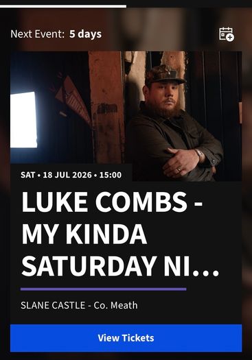 Luke combs tickets